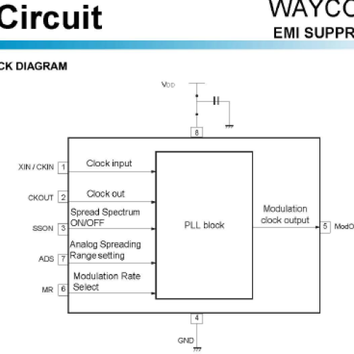 WAYCOI7366A/WAYCOI7368AG08CR EMI suppression filter